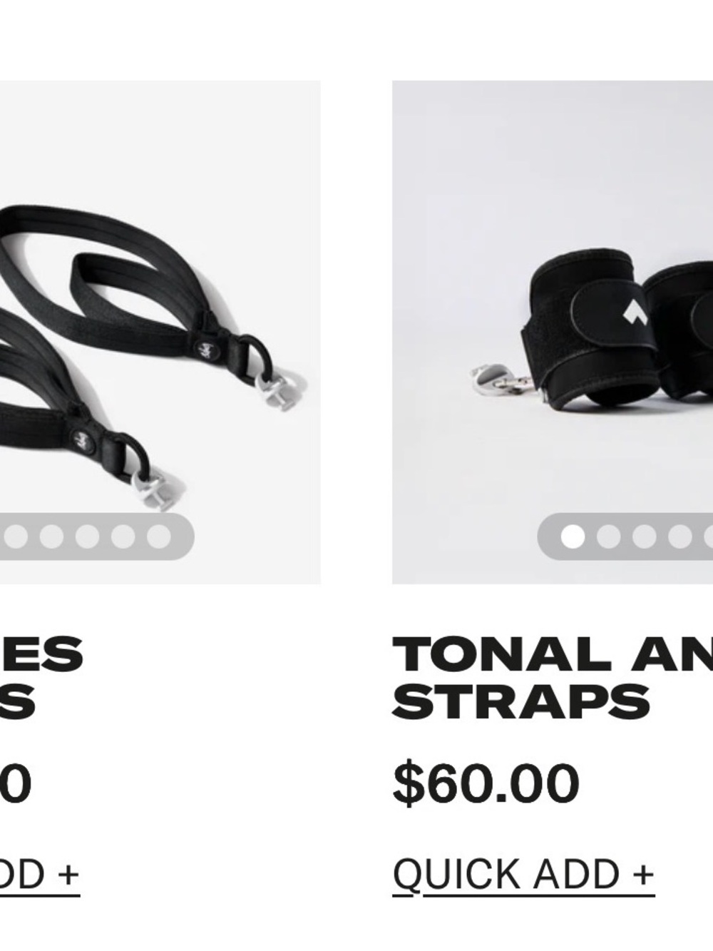 Pilates Loops and Tonal Ankle Straps